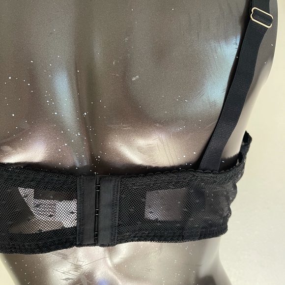 Auden Black Lace Bra 40D - Picture 3 of 9